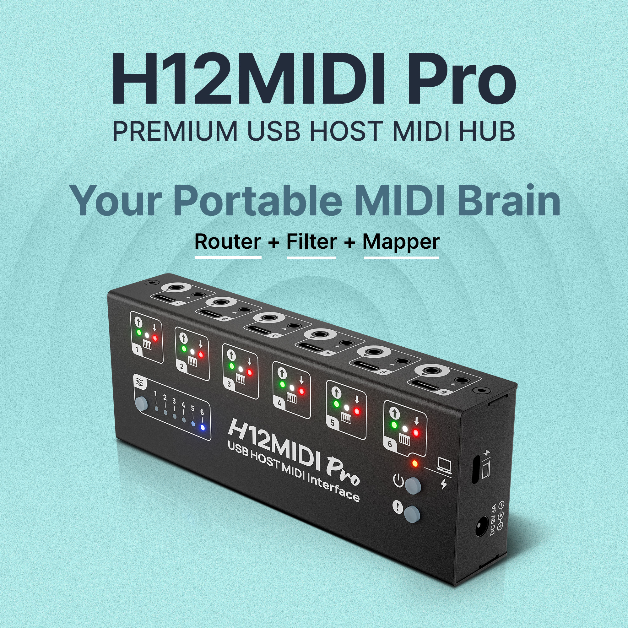 CME H12MIDI Pro: Advanced USB Host MIDI Hub