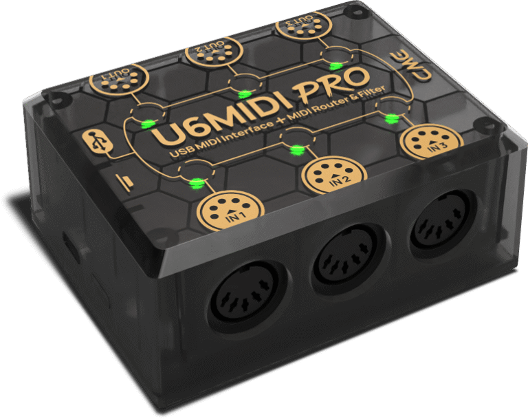 Mac Midi Router CME U6MIDI Pro: MIDI Interface with MIDI routing and filters